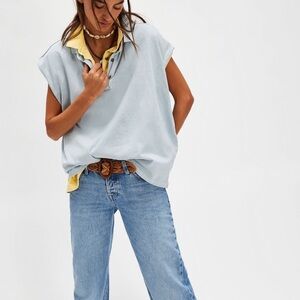 Free People We The Free Keep On Polo Sz L